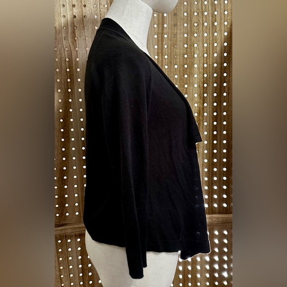 Worthington Waterfall Cardigan Sweater Open Long Sleeve Lightweight Asymmetric - Picture 3 of 5
